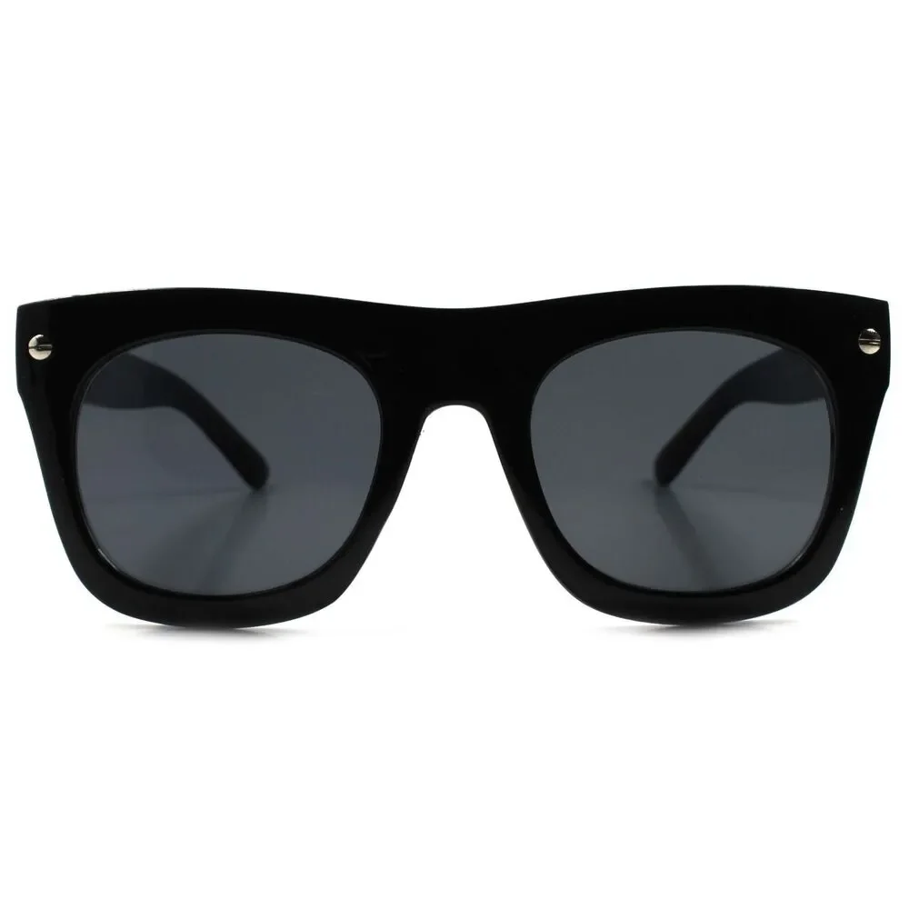 Vintage Retro Fashion Hip Hop Mens Womens Black Oversized Square Sunglasses